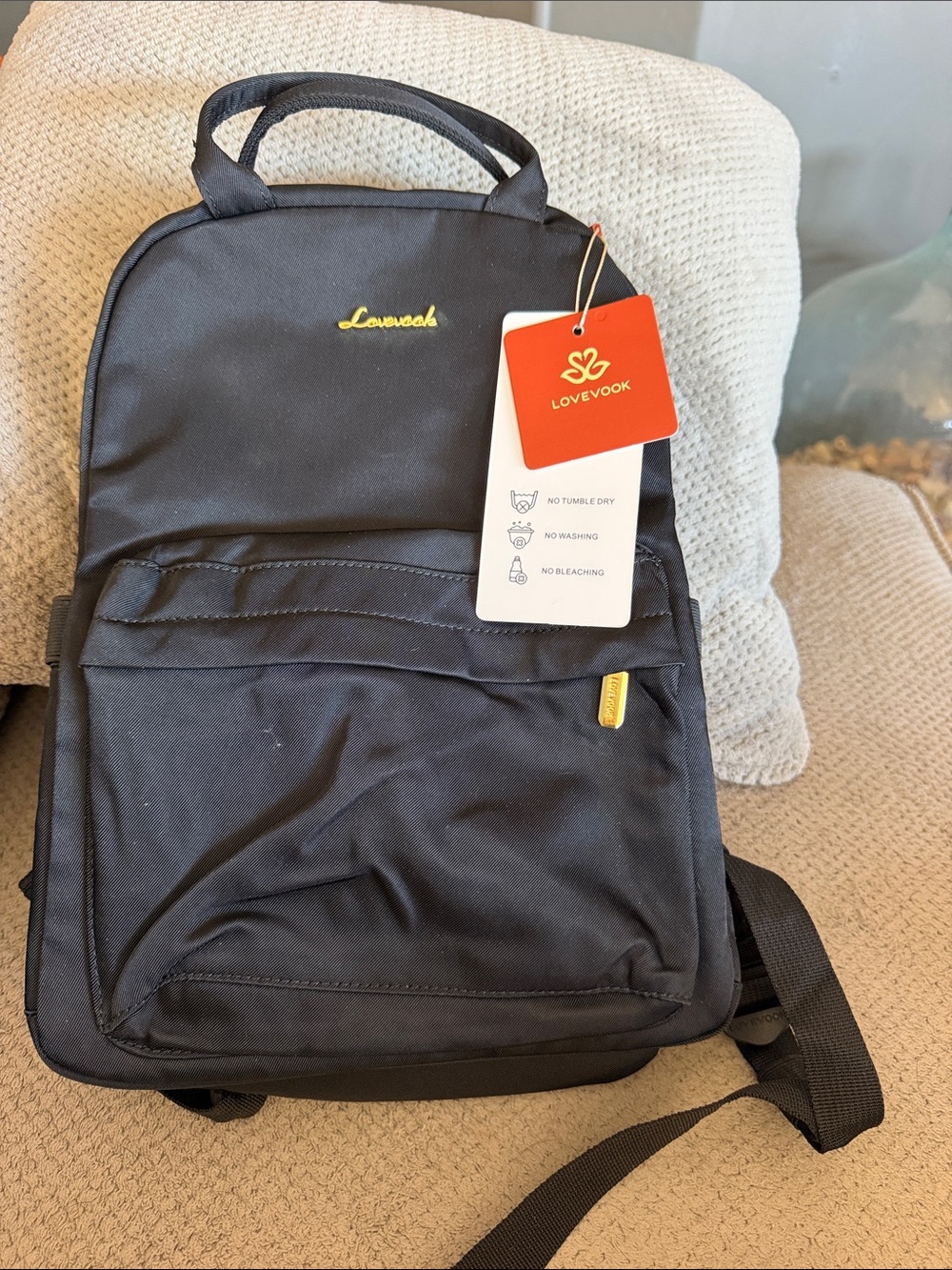 Lovevook Black Everyday Backpack